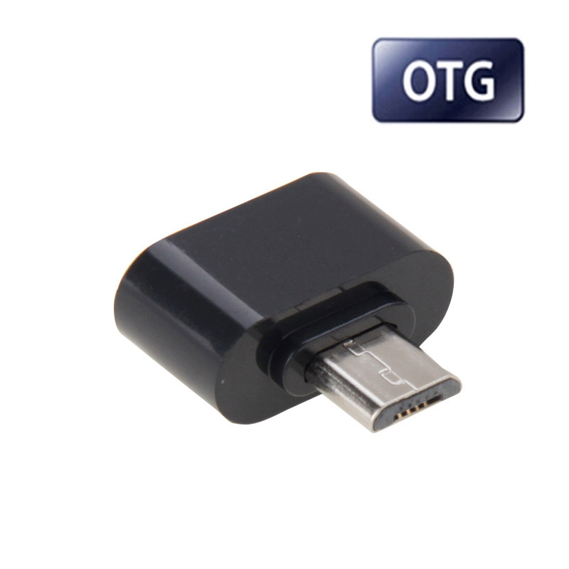 APM Connect-You USB 2.0 Micro-USB Mâle Vers USB-A Femelle Adaptateur OTG - Noir
